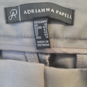 Adrianna Papell Charcoal Trousers